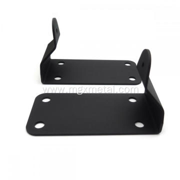 Powder Coating Black Metal Bumper Mounting Bracket